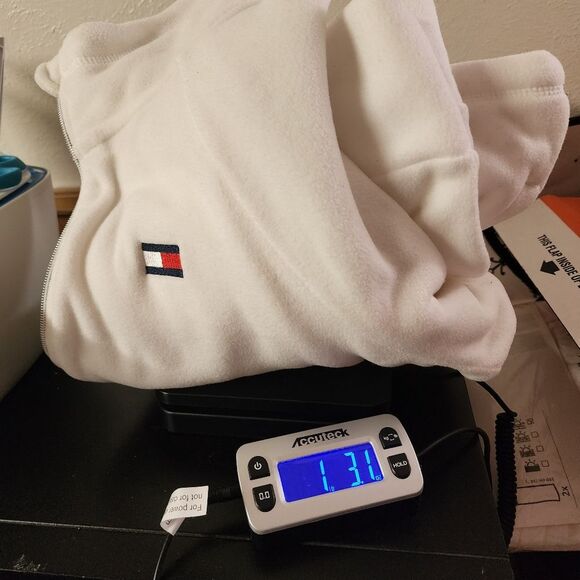 Tommy Hilfiger white plus size fleece jacket size 1X - Picture 7 of 7